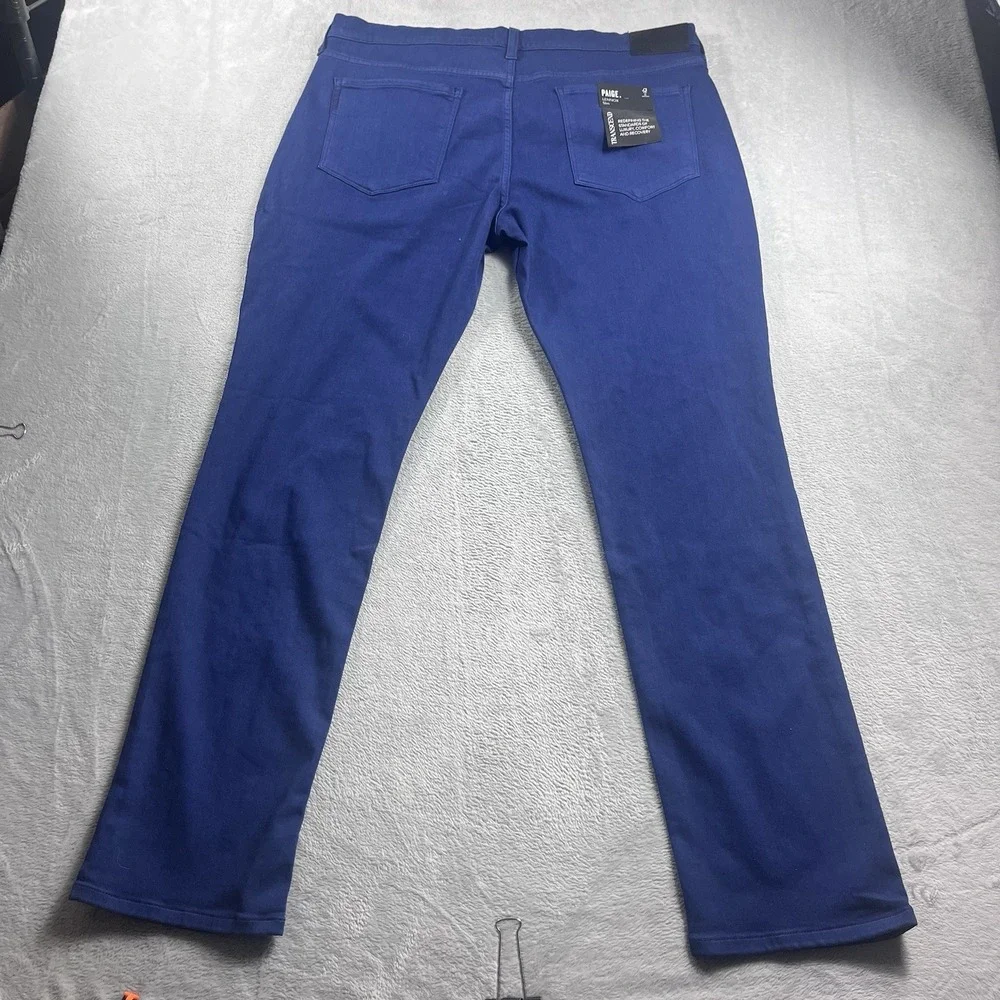 PAIGE Lennox The Skinny Slim Dark Blue Transcend‎ Stretch Men's Size 40x32 NWT